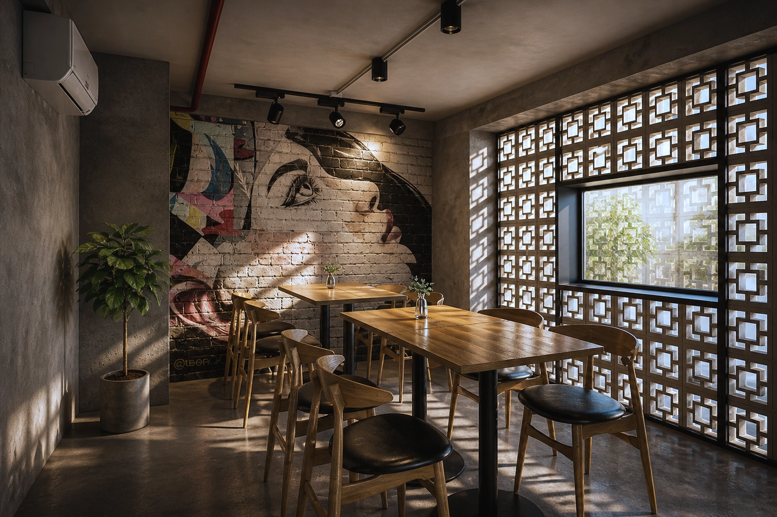 nội thất quán cafe đẹp
