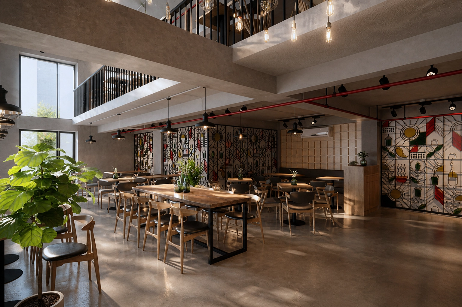 nội thất quán cafe đẹp