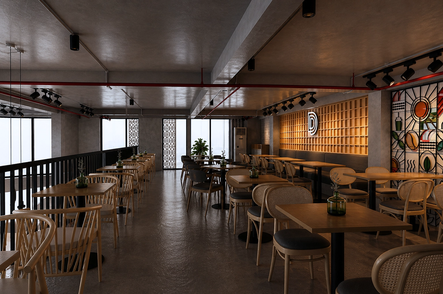 nội thất quán cafe đẹp